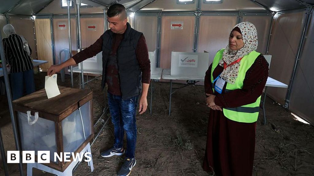 Palestinians in West Bank and some in Gaza vote in local elections