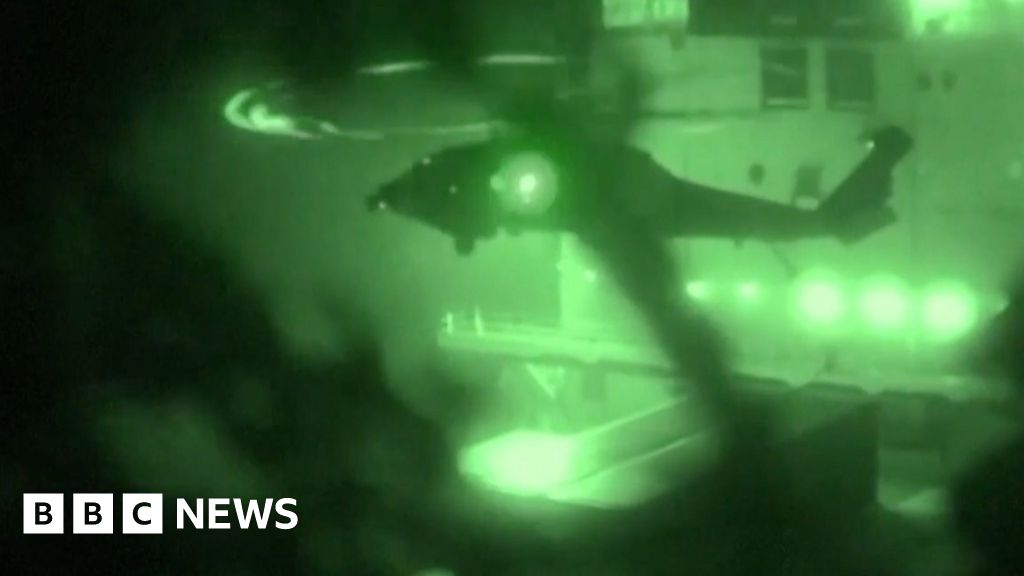 US releases video said to show mission to capture Iranian ship