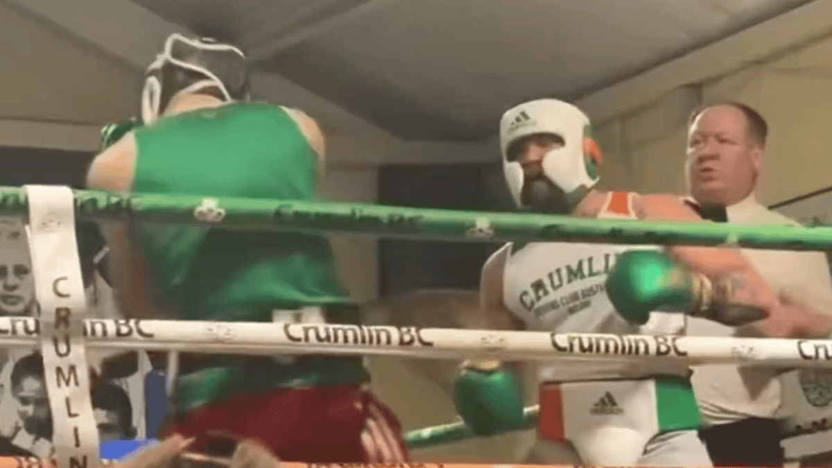 Conor McGregor makes surprise return to ring as highlights of boxing match go viral