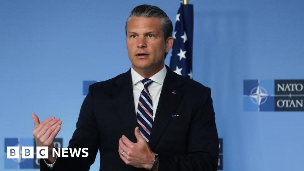 Hegseth renews Nato criticism and says US will review presence in Europe