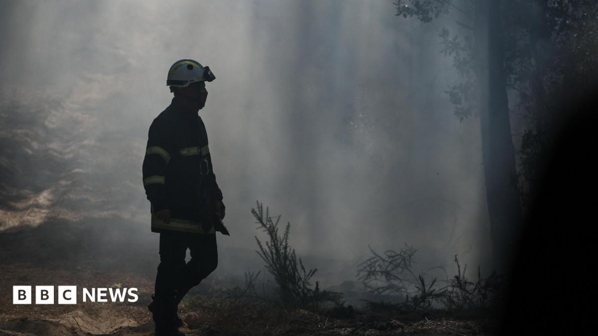 Gironde wildfires flare up as French region braces for new 40C heatwave
