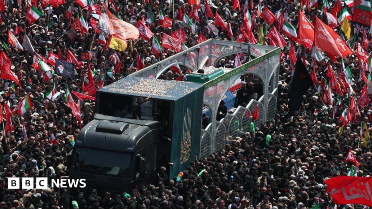 Huge crowds fill Tehran streets for Khamenei’s funeral procession