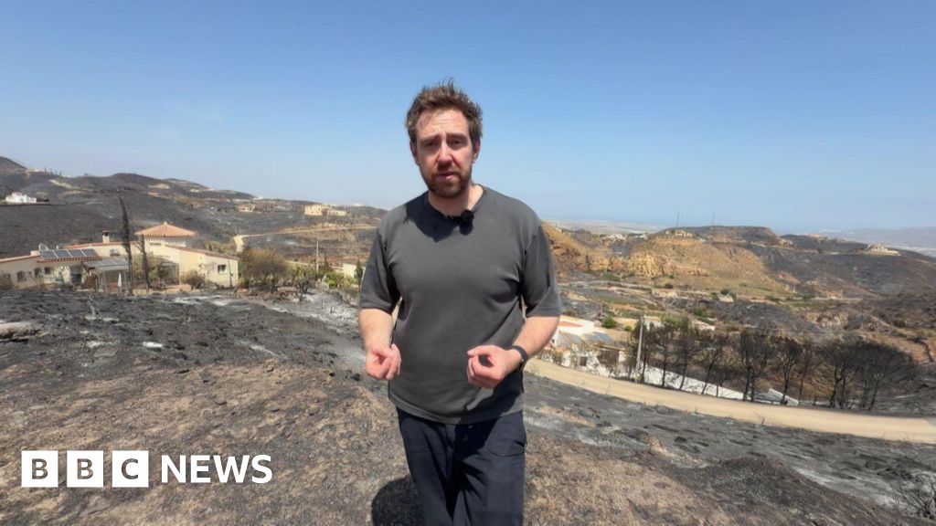 Spain wildfires: Inside the village at epicentre of blaze