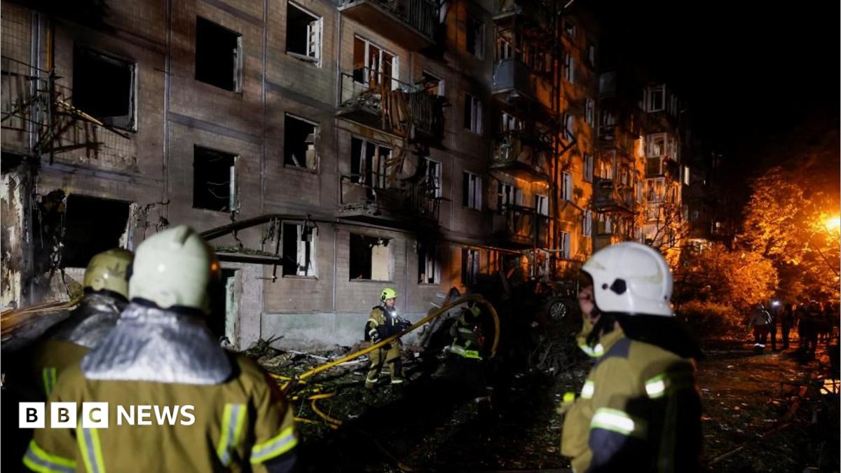 Russian strikes on Kyiv kill at least nine, Ukraine officials say
