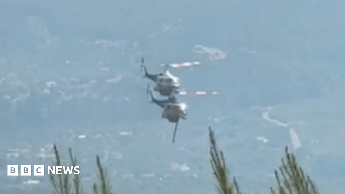 Two crew killed as British pilot survives after firefighting helicopters collide in Greece