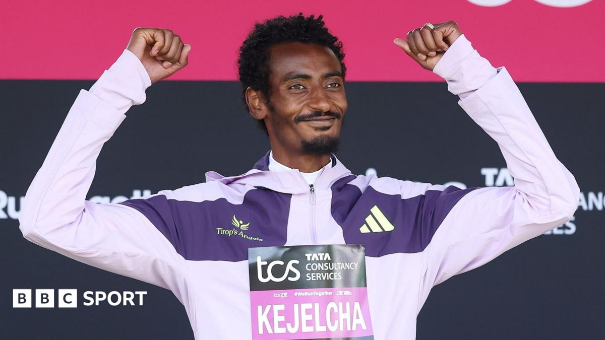 Ethiopia’s Yomif Kejelcha breaks men’s half marathon world record