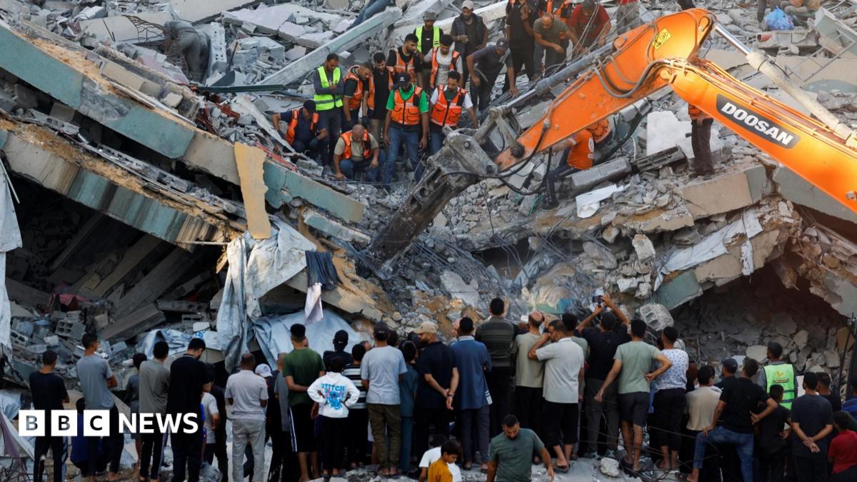 At least 12 killed after war-damaged Gaza building collapses