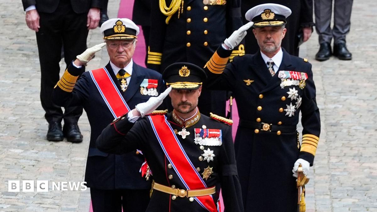 Europe’s royalty pay respects to King Harald V in Norway