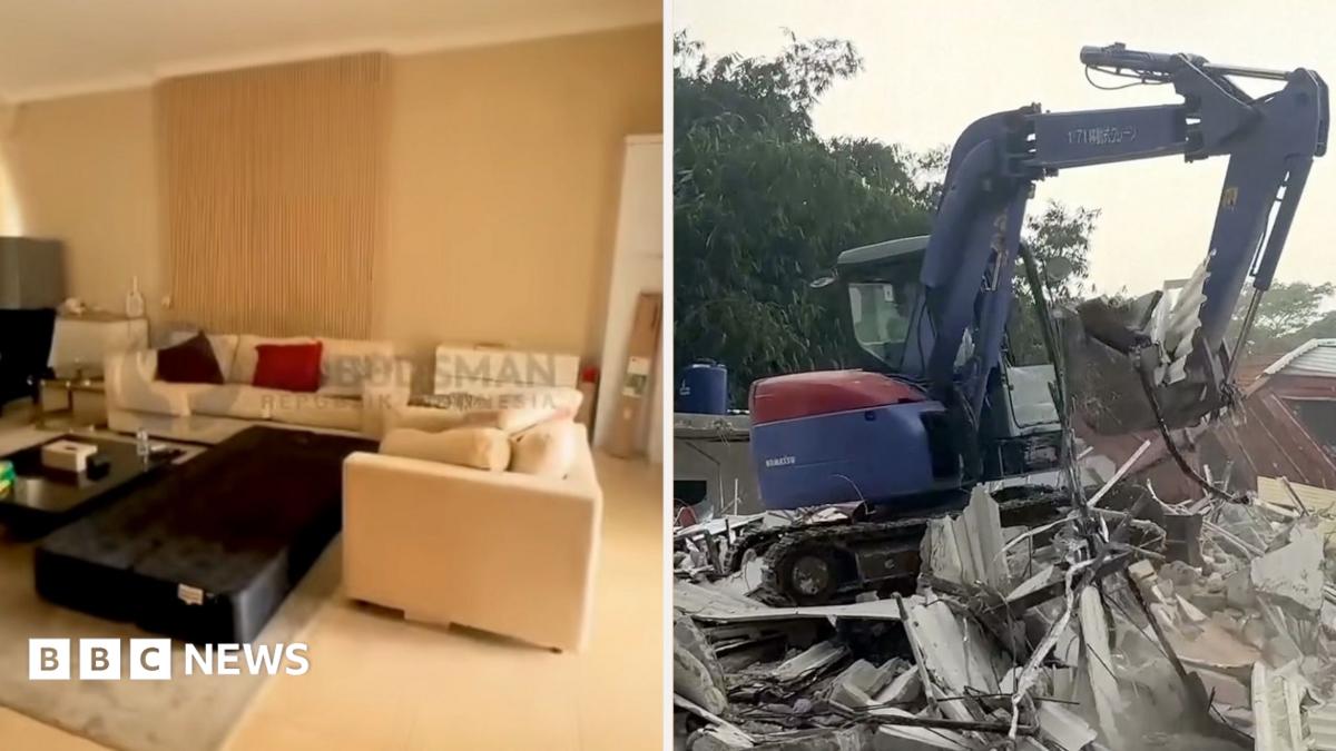 Watch: Luxury prison in Indonesia demolished after public outcry