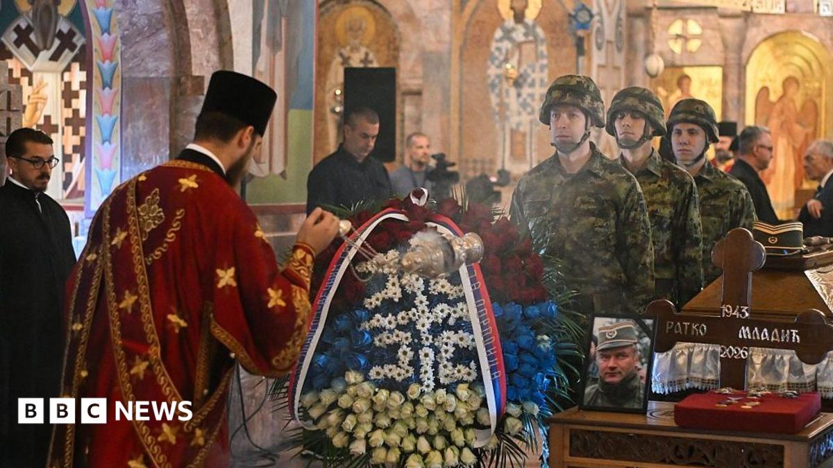 Thousands turn out in Serbia for funeral of ‘Butcher of Bosnia’ Ratko Mladić