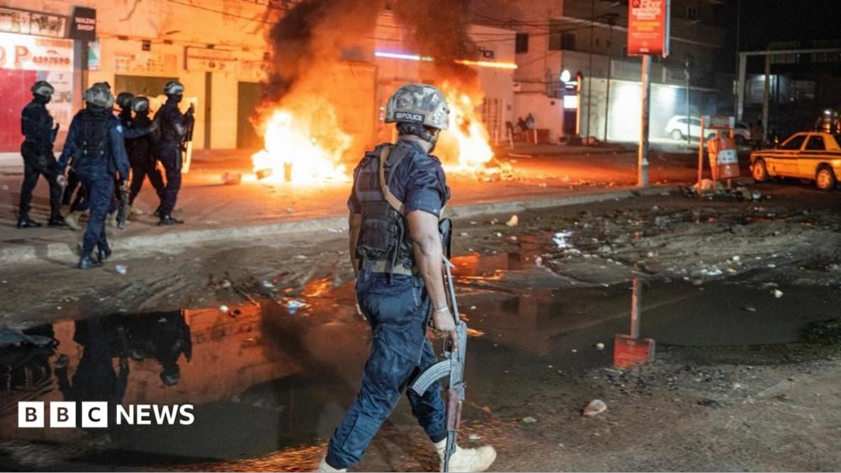 Gambia’s President Adama Barrow urges calm after violent blackout protests