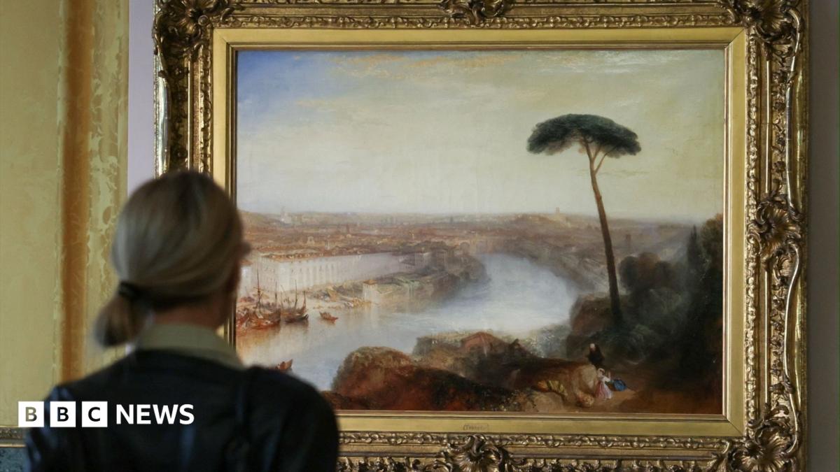 Turner painting of Rome returns to the capital ahead of auction