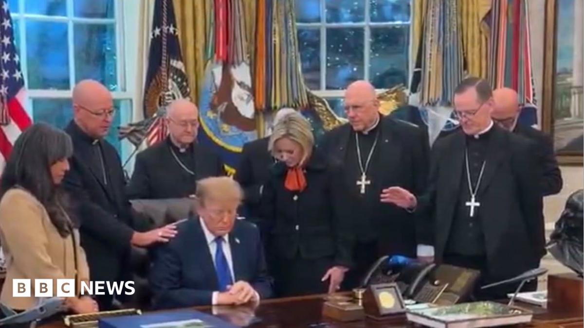 Catholic bishops apologise for ‘exploited’ Trump meeting