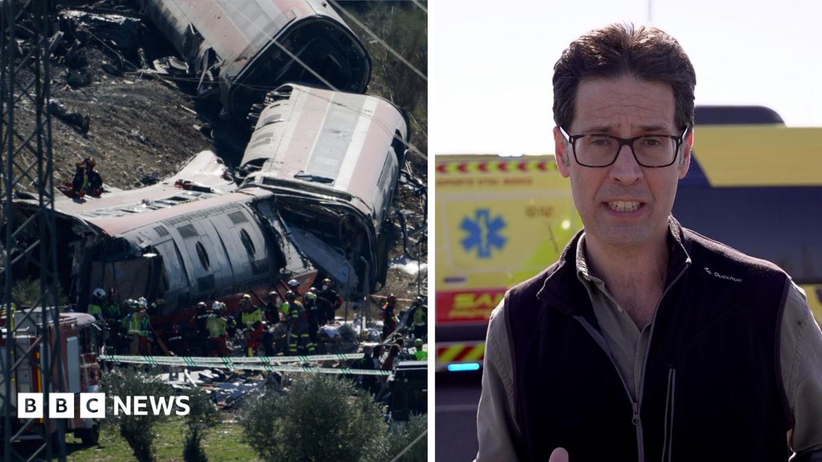 At the scene of Spain’s deadly train crash
