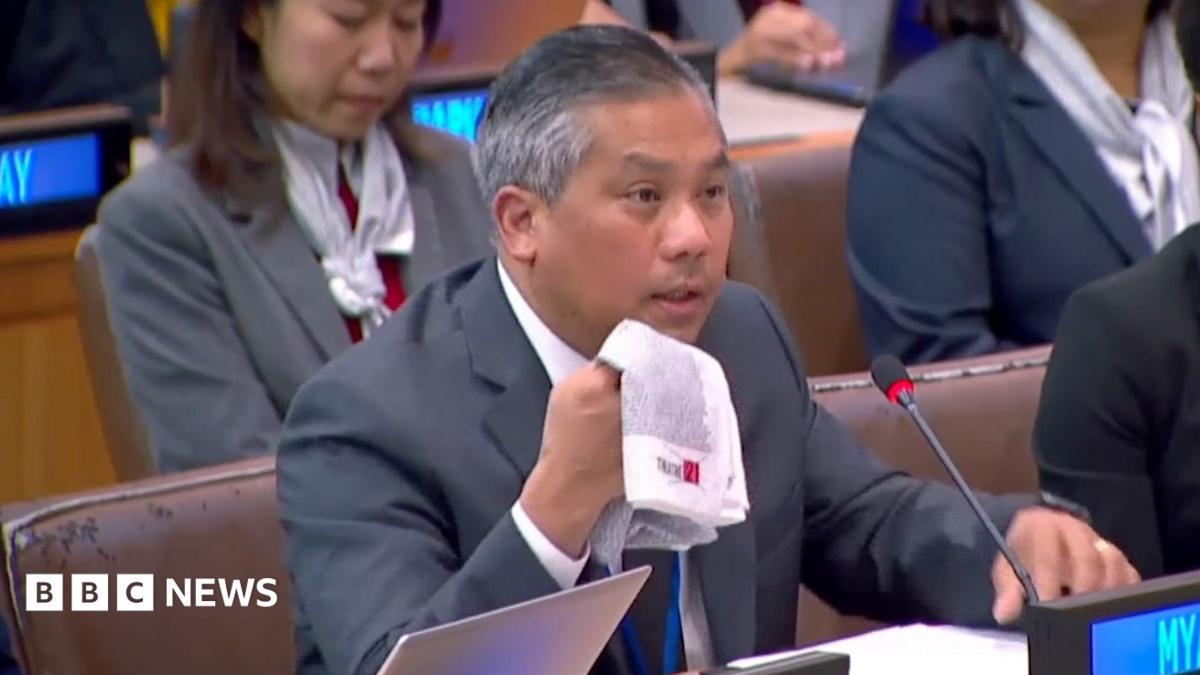 Myanmar diplomat breaks down as he urges world to ‘end silence on our suffering’