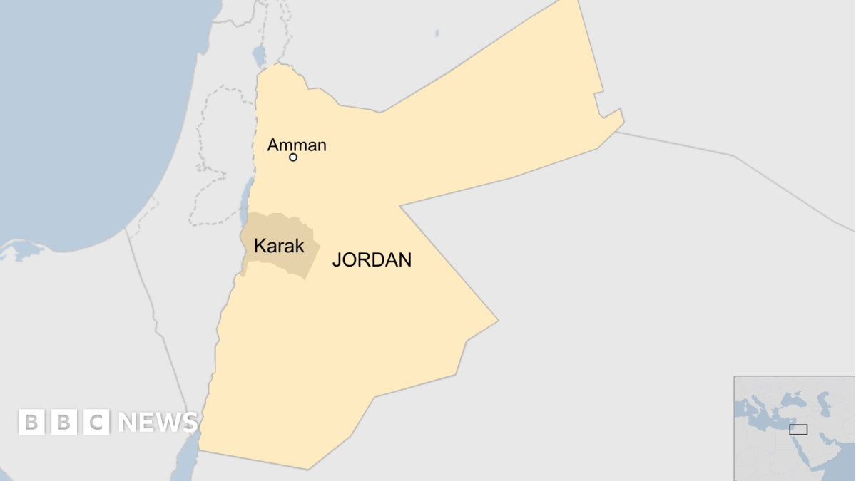 Seven shot dead by gunmen at church funeral in Jordan, state media say